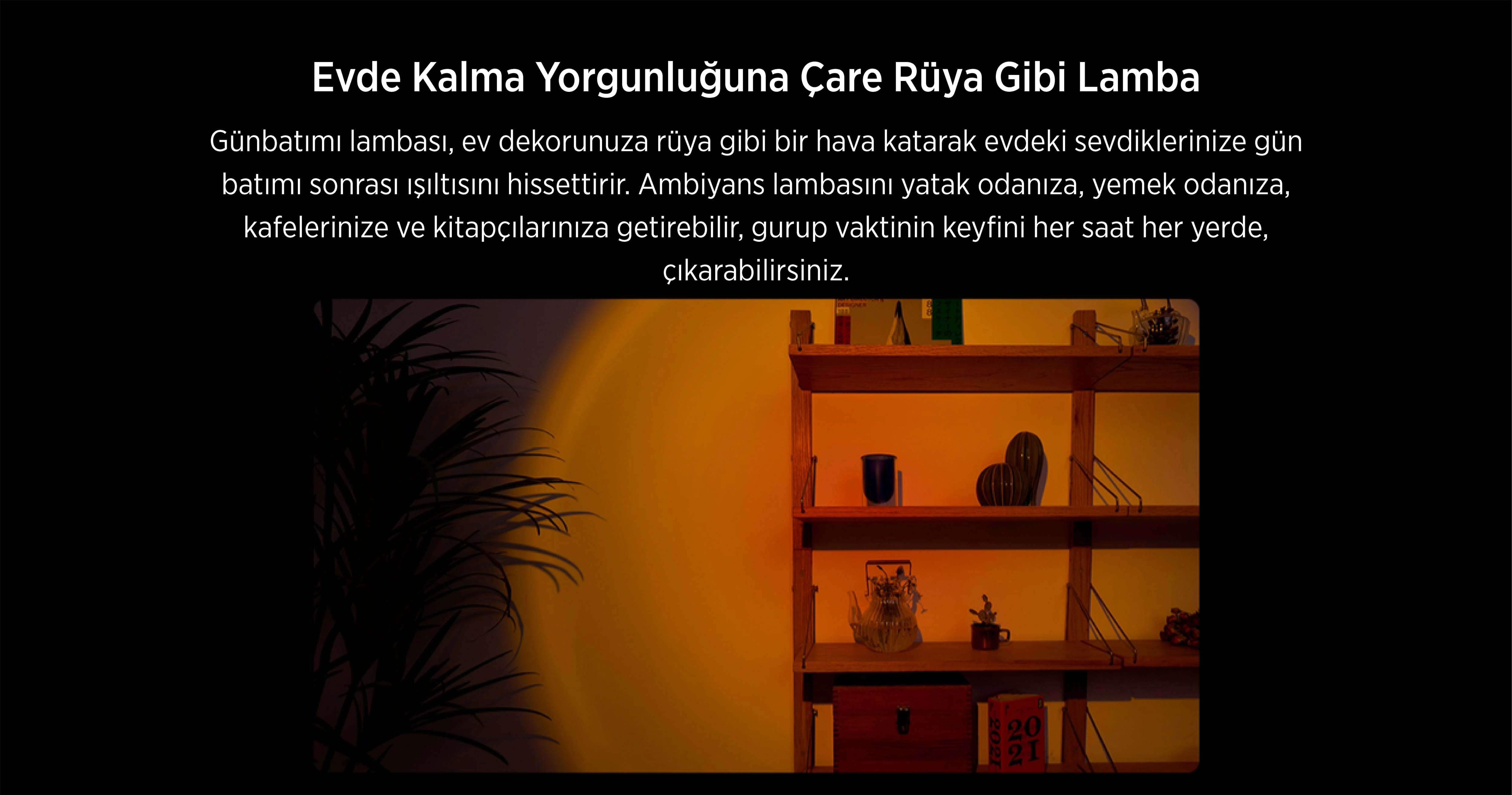 Yeelight Gün Batımı Projeksiyon Lamba Yeelight Gün Batımı Projeksiyon Lamba