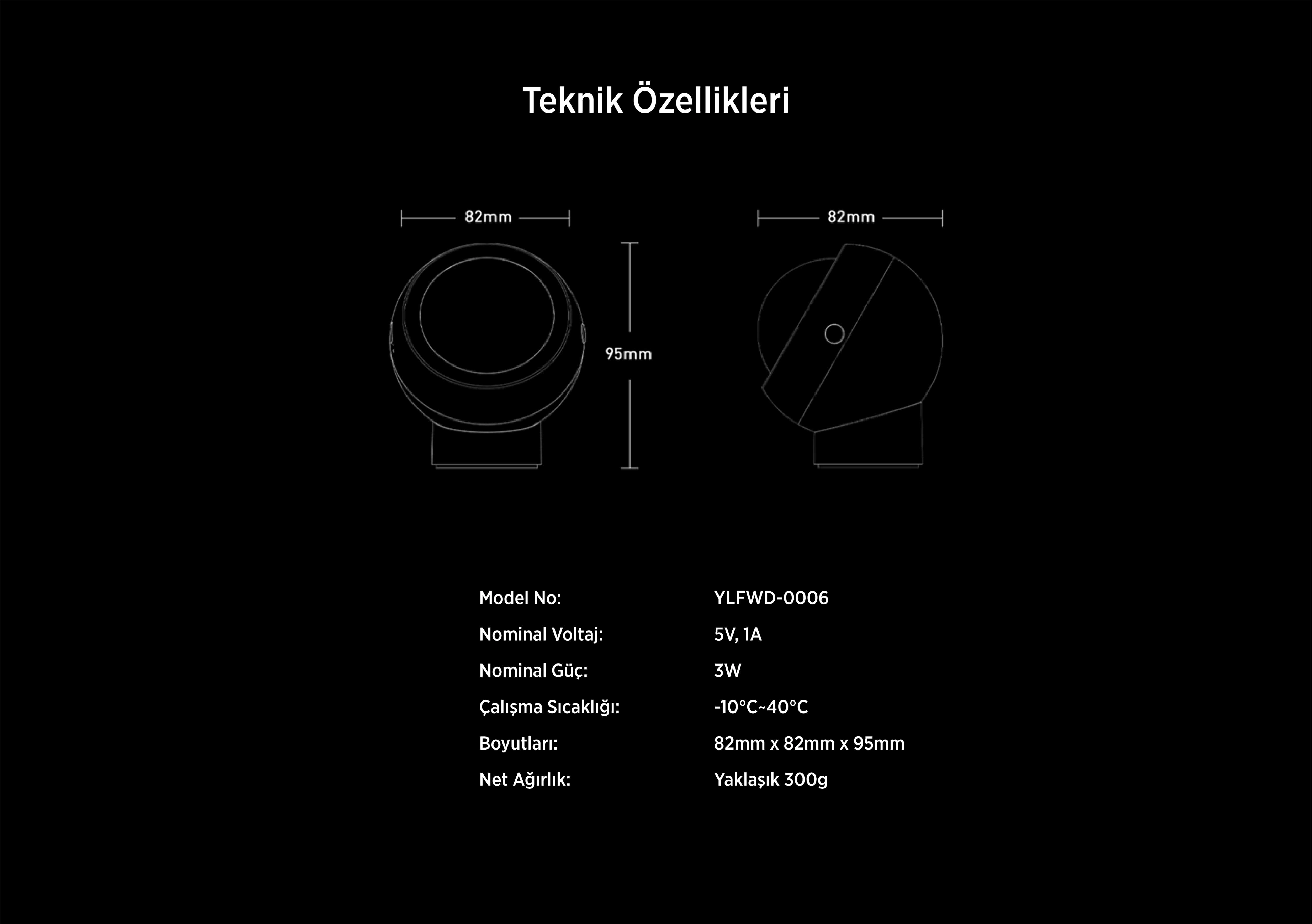 Yeelight Gün Batımı Projeksiyon Lamba