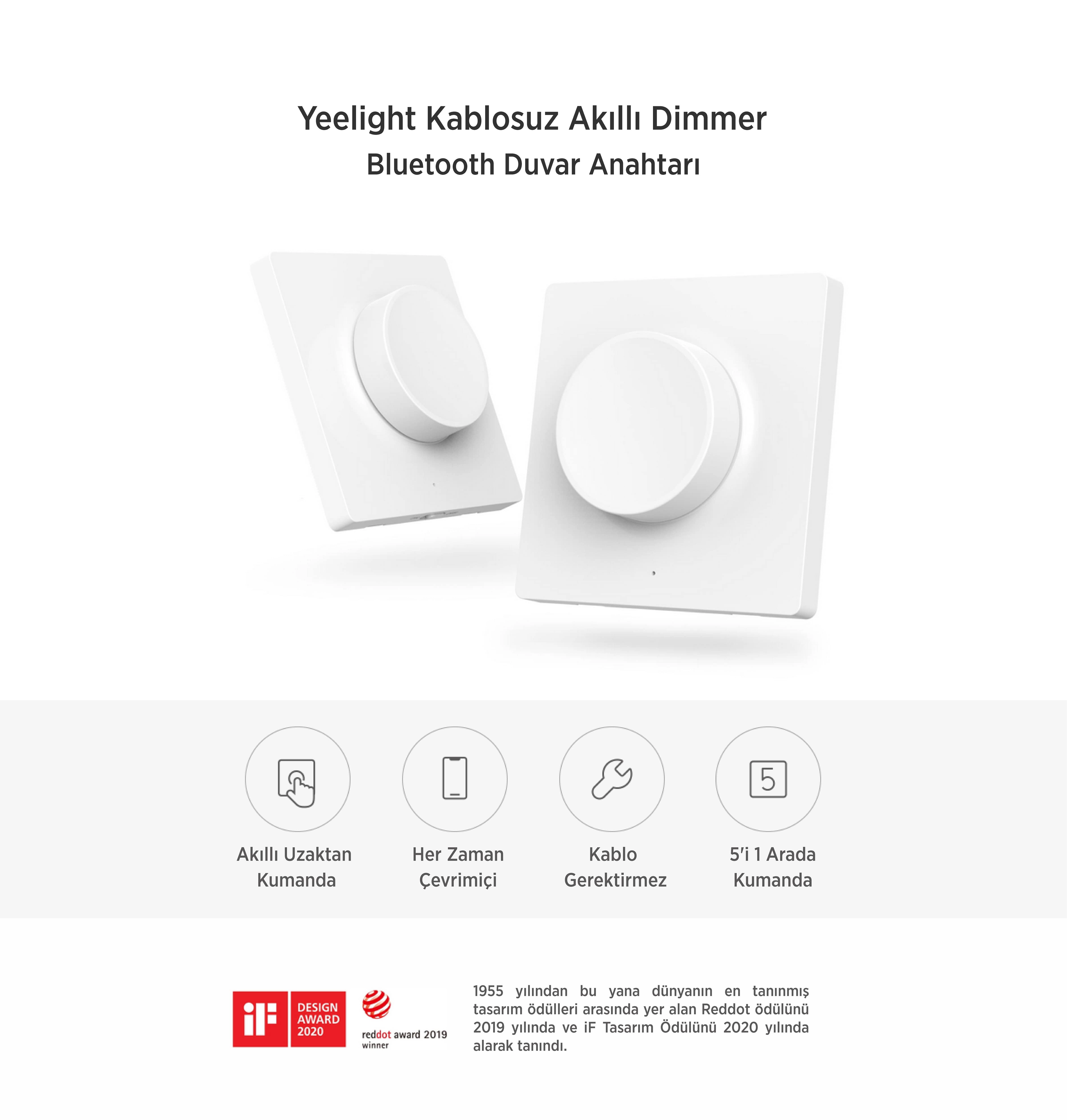 Yeelight Kablosuz Dimmer Yeelight Kablosuz Dimmer