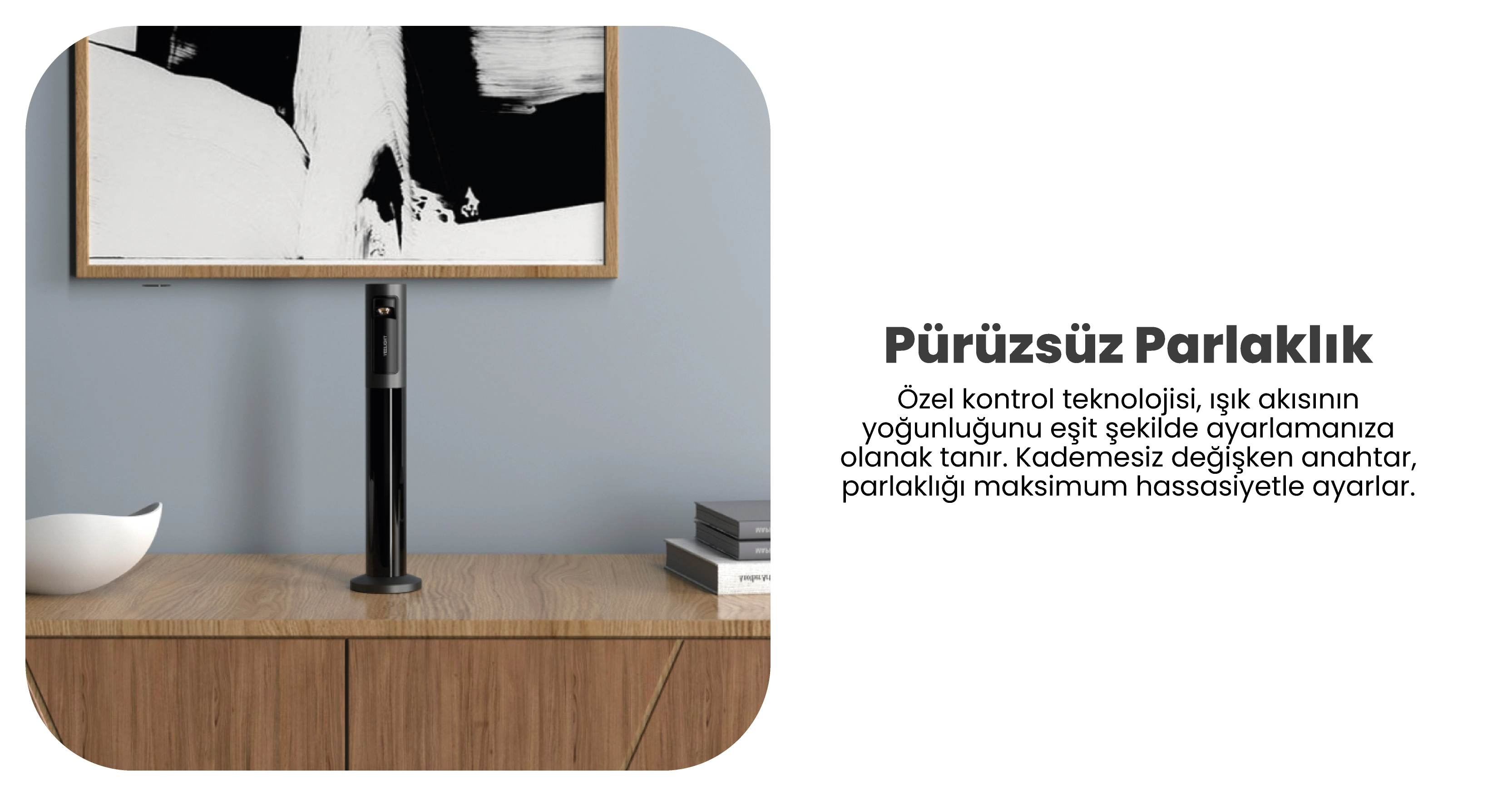 Yeelight Şarj Edilebilir Atmosfer Masa Lambası Siyah Yeelight Şarj Edilebilir Atmosfer Masa Lambası Siyah