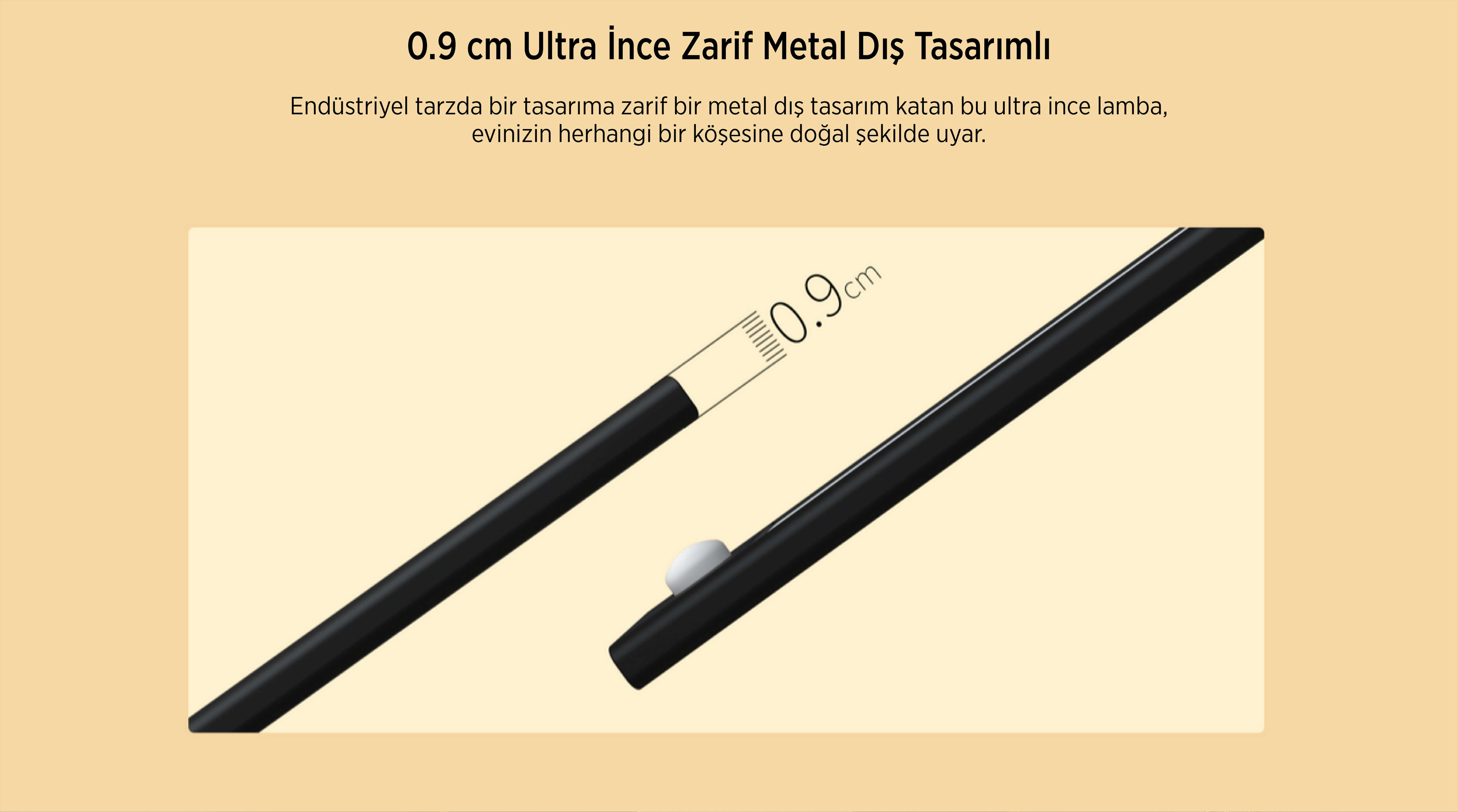 Yeelight Hareket Sensörlü Dolap Lambası (60cm) Silver Yeelight Hareket Sensörlü Dolap Lambası (60cm) Silver